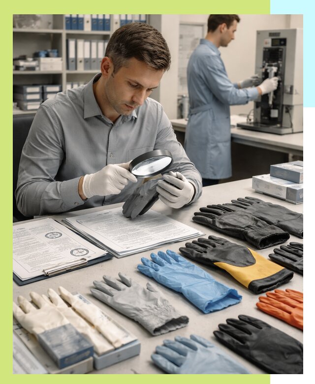 Сертификация перчаток и средств защиты продукции в Ачинске