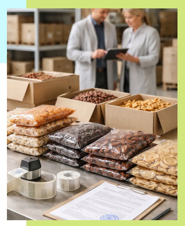 Сертификация сухофруктов в Ачинске от 12156 р. | Алешин-Чнс под ключ