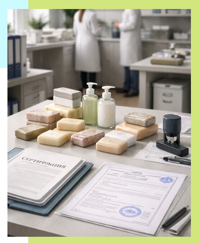 Сертификация мыла и сертификат на мыло в Ачинске от 12156 | Алешин-Чнс