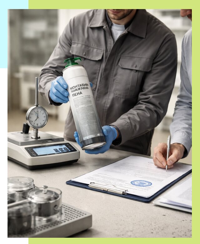 Сертификация монтажной пены в Ачинске от 15195 р. | Алешин-Чнс