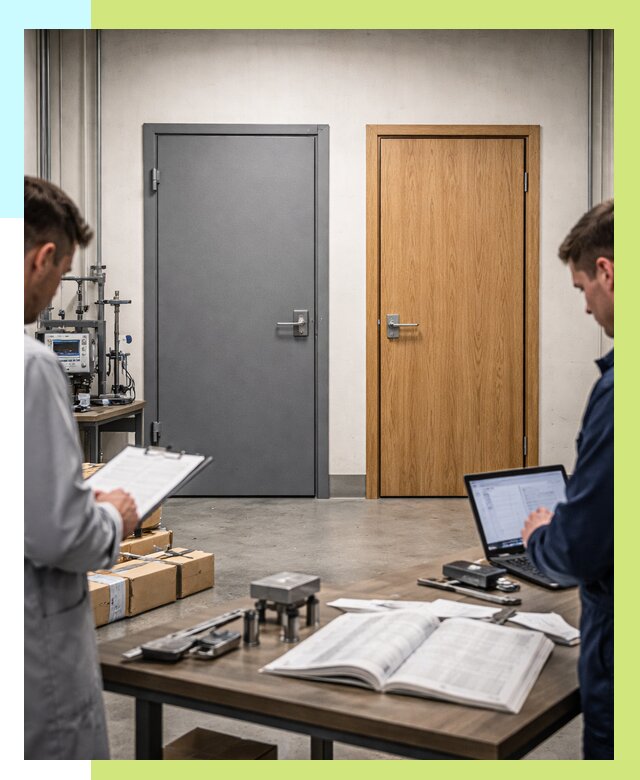 Сертификация дверей в Ачинске от 8104 р. под ключ | Алешин-Чнс