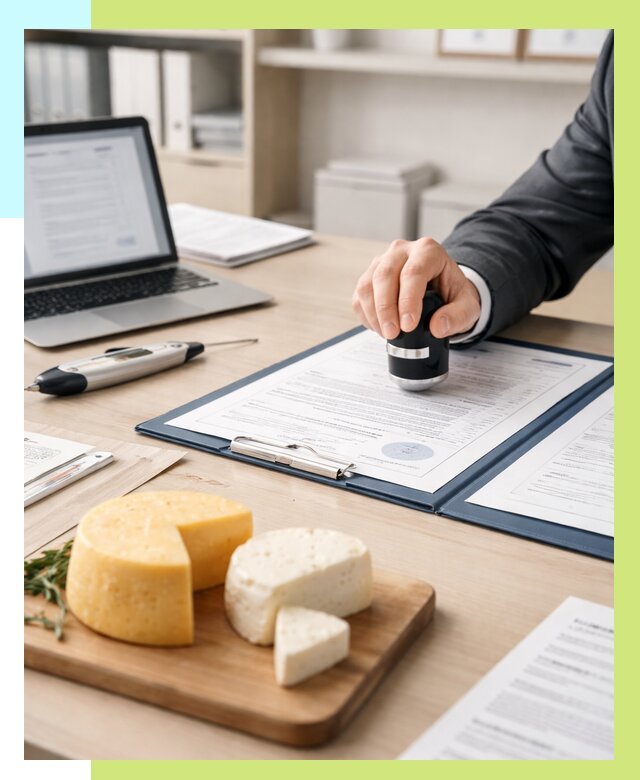 Сертификация сыров в Ачинске от 15195 р | Сертификат на сыр Алешин-Чнс