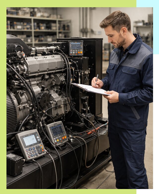 Сертификация дизельных генераторов и их оборудования в Ачинске
