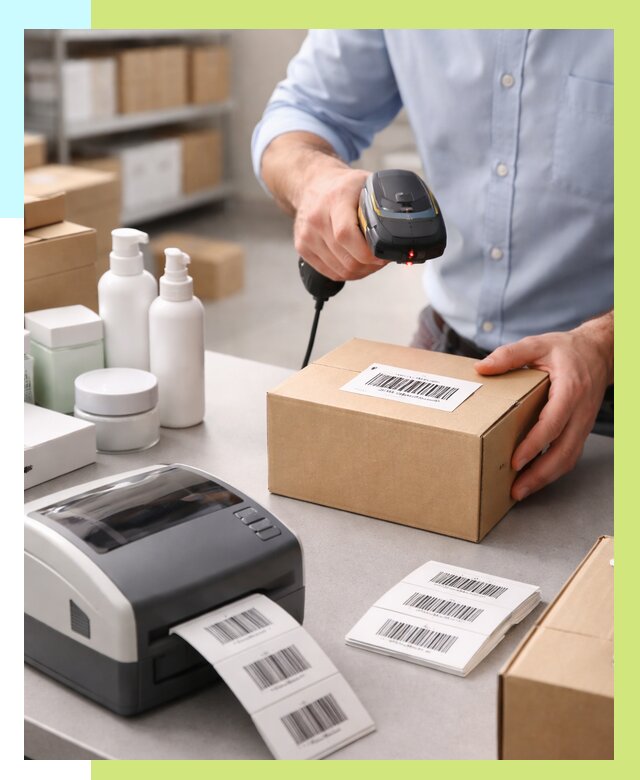 Штрихкодирование продукции в Ачинске от 4559 р. | Алешин-Чнс