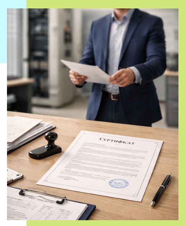 Сертификат на оборудование в Ачинске от 15195 р. | Алешин-Чнс