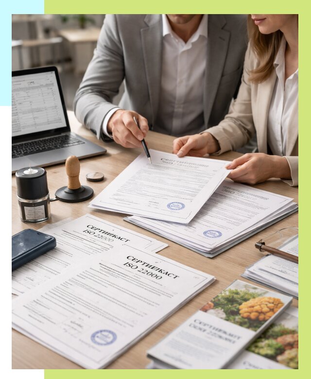 Сертификат ISO 22000 в Ачинске от 40520 р. под ключ | Алешин-Чнс